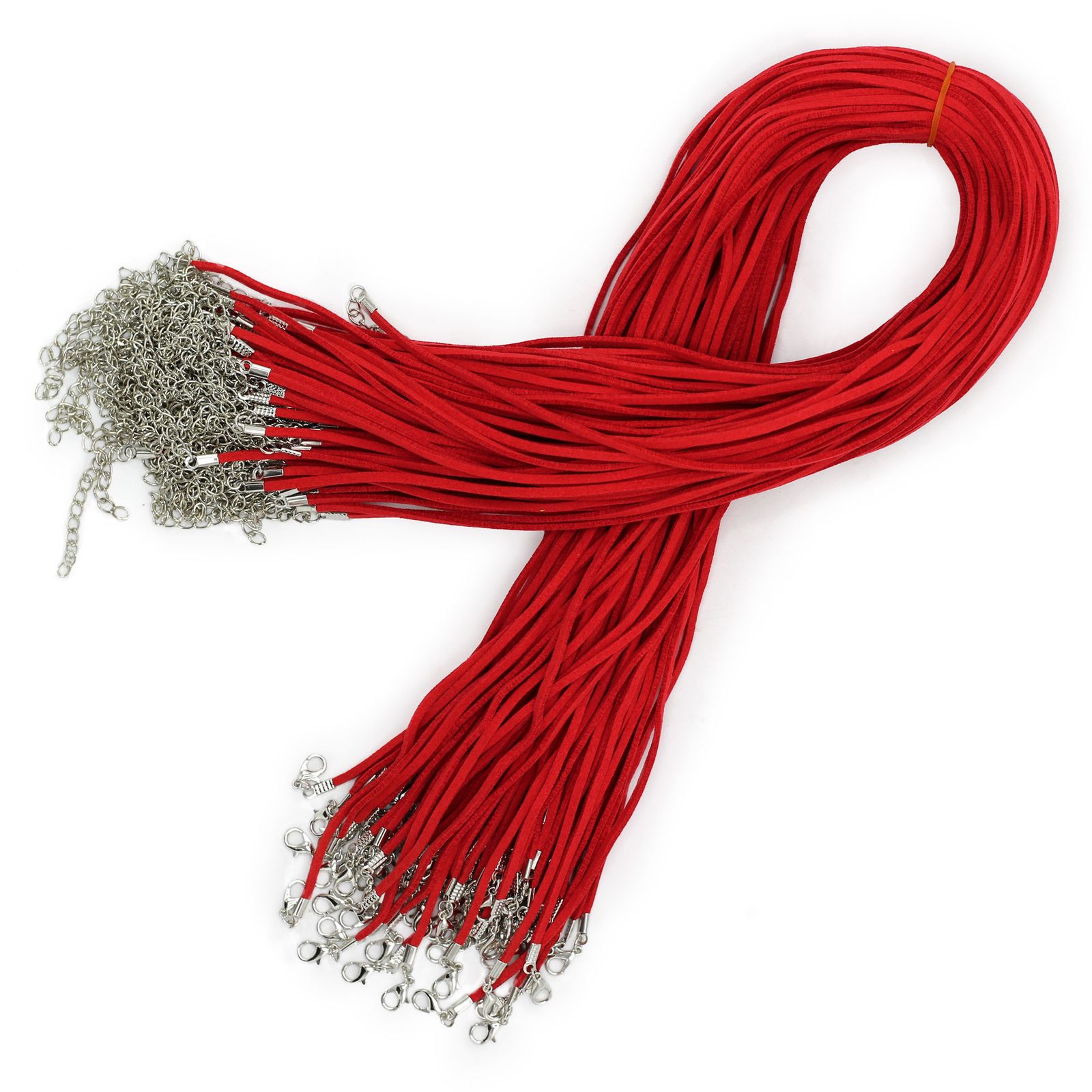 Cordones para accesorios - 2.5mm x 55cm - Rojo A056 - Imagen 2