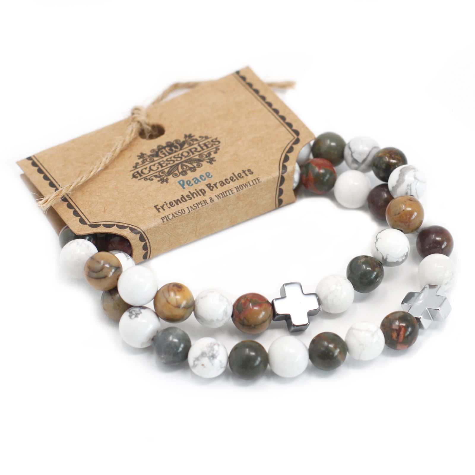 2 Pulseras con Piedras Preciosas - Paz - Imagen 4