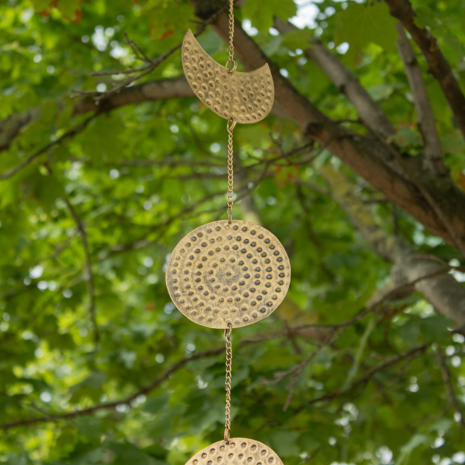 Campanas Indias - Fases de la Luna - 25cm - Imagen 6