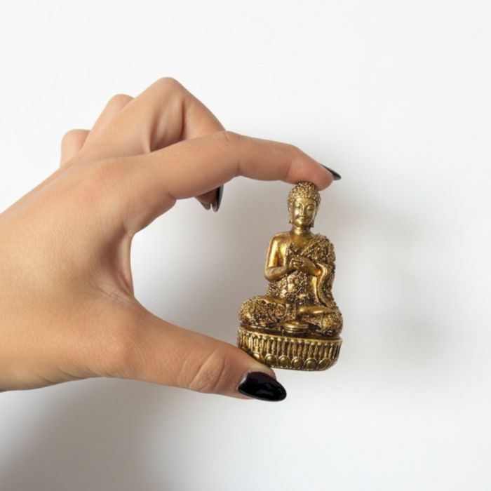 Dioses en miniatura de latón - Buda (110 g) - 76 mm - Imagen 2