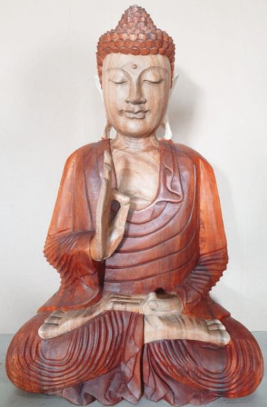 Estatua de Buda Tallada a Mano - 60cmTransmisión de Enseñanza - Imagen 2