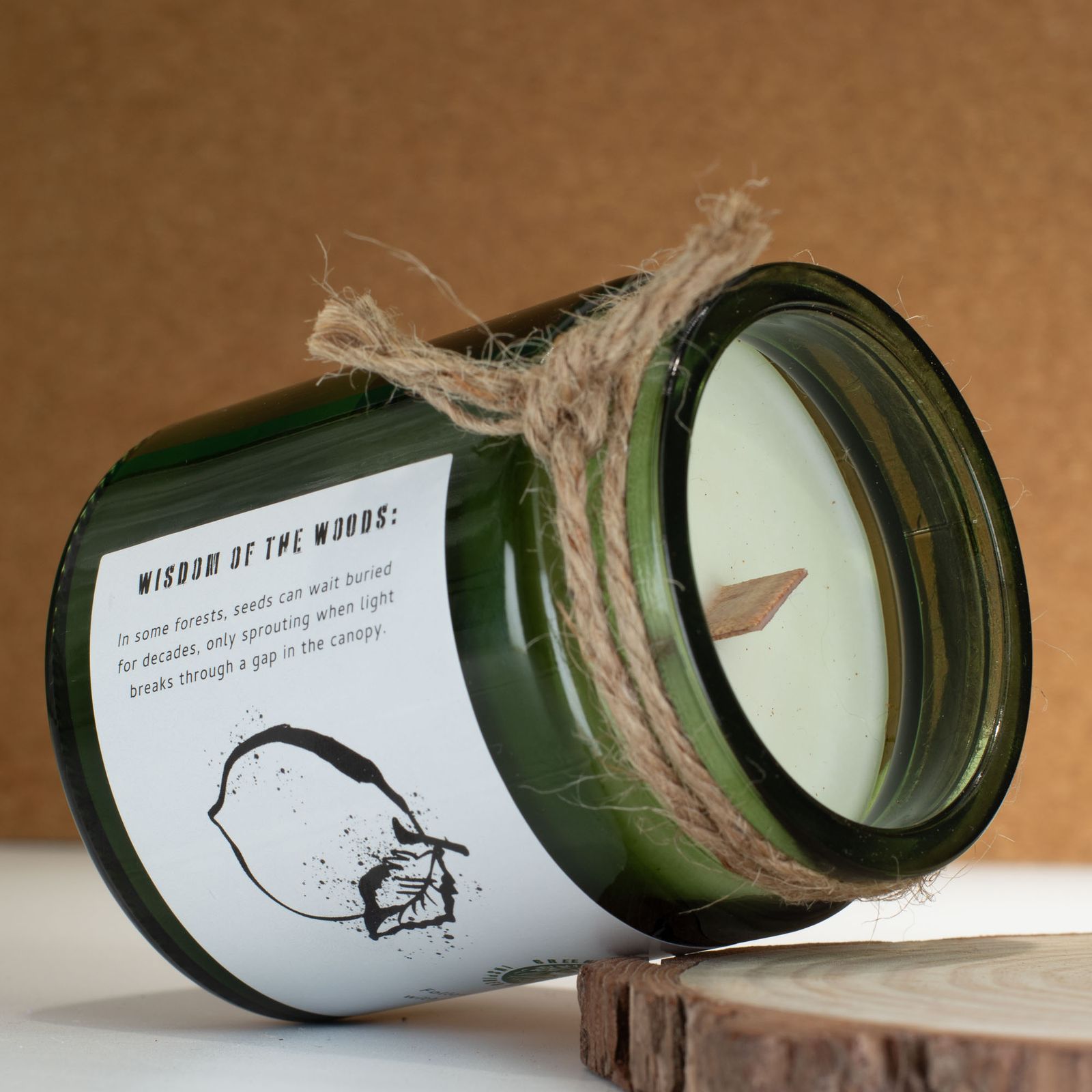 Vela de soja Greenman Woodwick - Cedro y Cítricos - Imagen 4