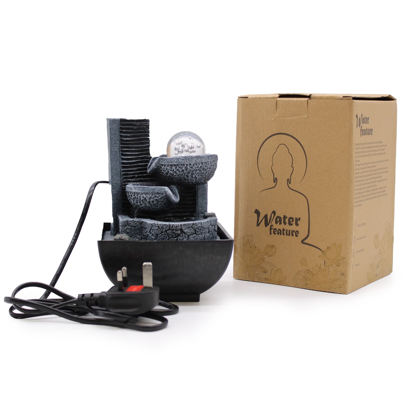 Fuente de agua de sobremesa - 18 cm - Jarrones relajantes - Imagen 4