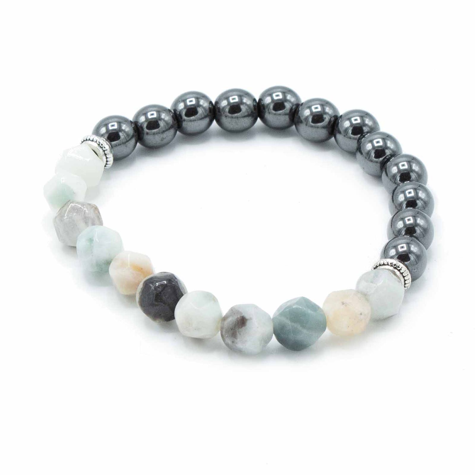 Pulsera de Piedra Preciosa Tallada - Jade de Montaña Magnético - Imagen 2