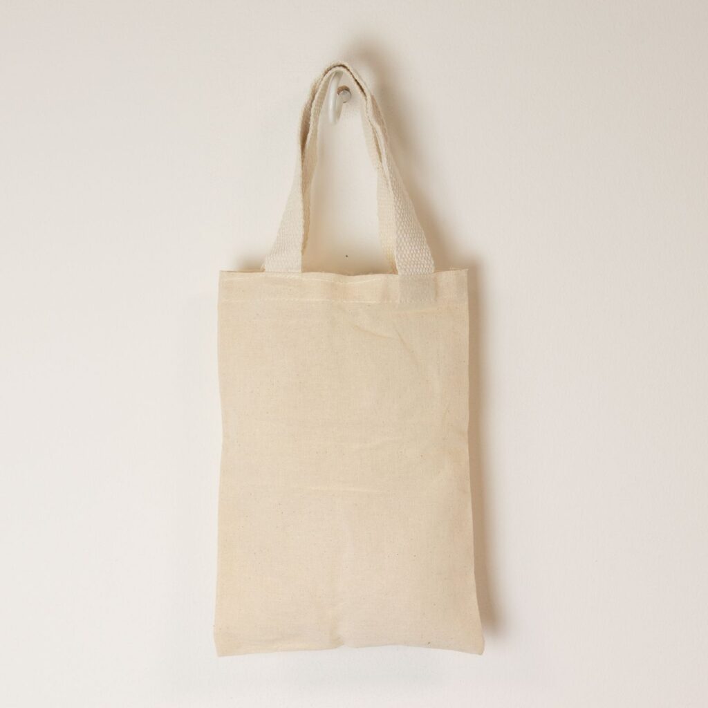 Nomad Sari Icónica Bolsa Tote de Regalo Mini - Sin impresión- (25x18cm) - Natural 4oz