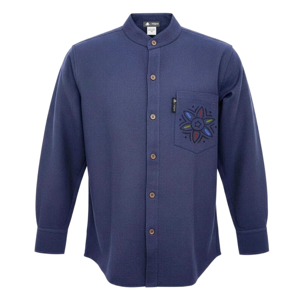 Nomad Sari Kathmandu Camisa - Índigo - XL