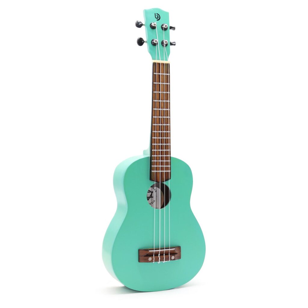 Ukelele Artesanal - Acabado Turquesa (4 Cuerdas)