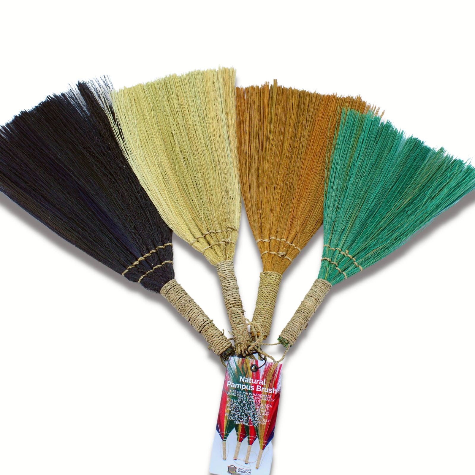 Set 4 - Escoba en Abanico de Pampas - Colores y tamaños Mixtos - Imagen 4