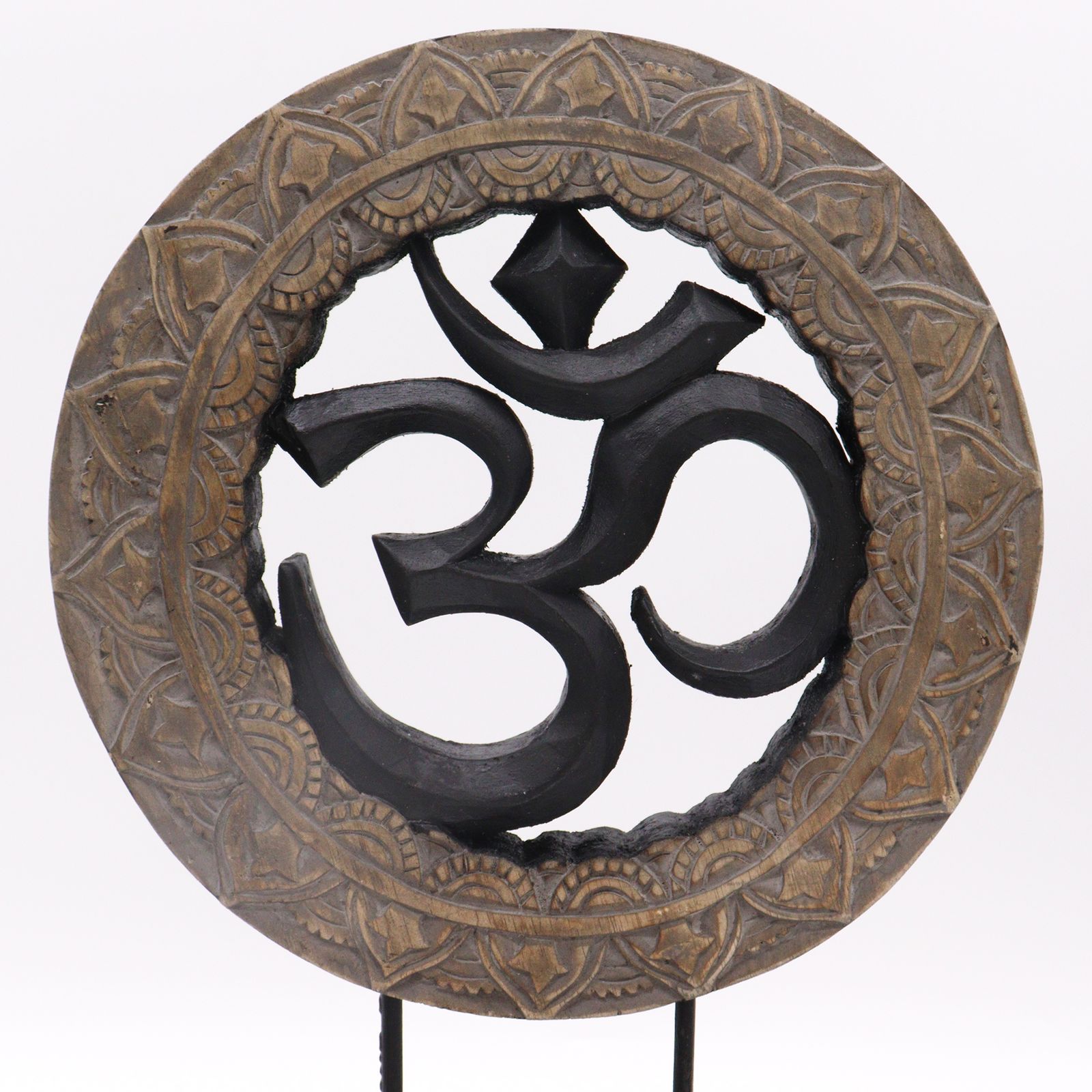 Buddha Feng Shui Set - Om - Gris y Negro - Imagen 2
