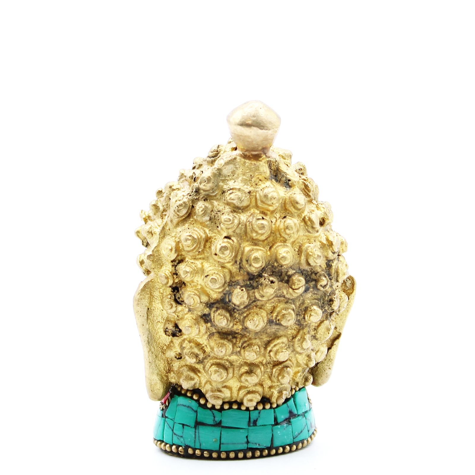 Figura de Buda de Latón - Cabeza Med - 8 cm - Imagen 3