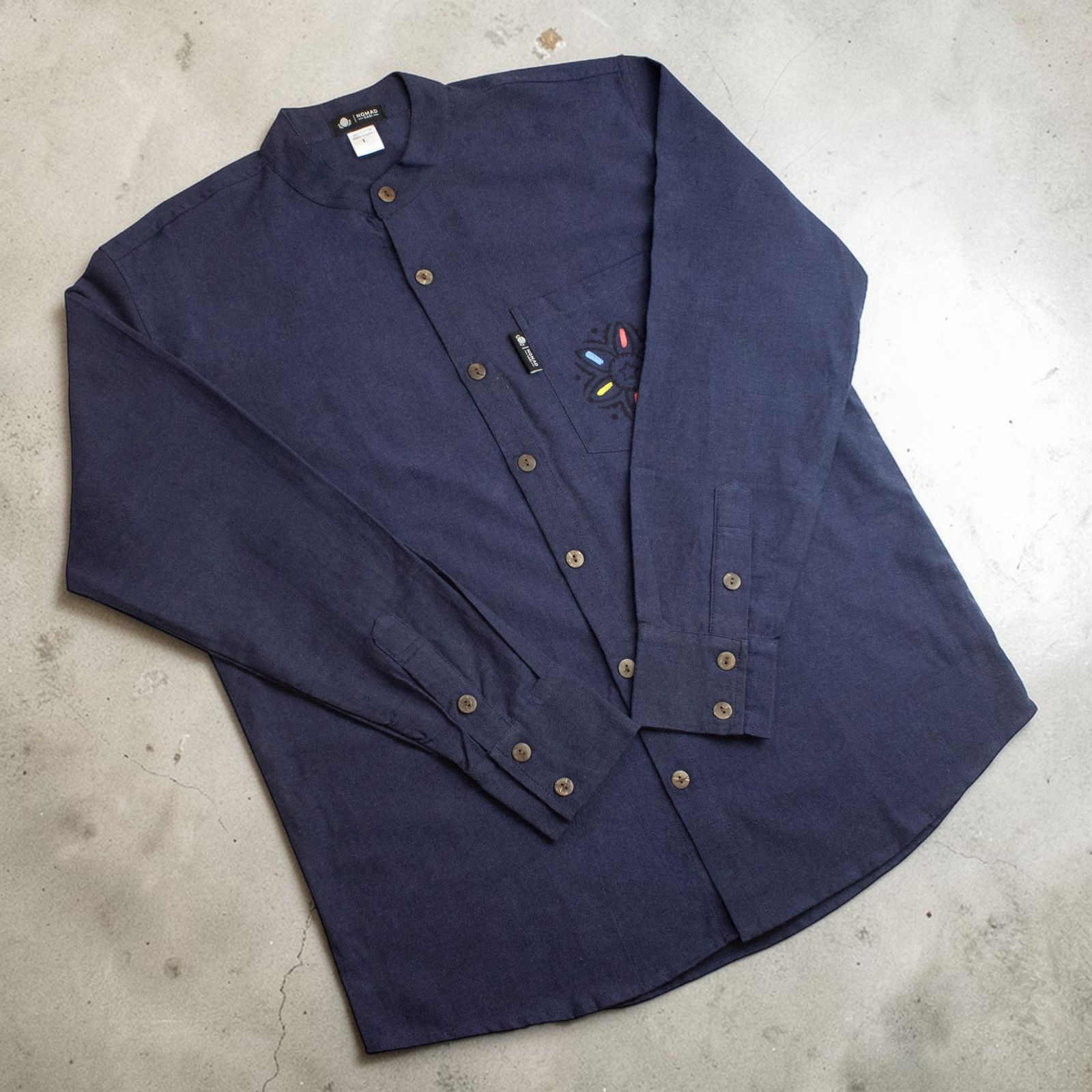 Nomad Sari Kathmandu Camisa - Índigo - XL - Imagen 8