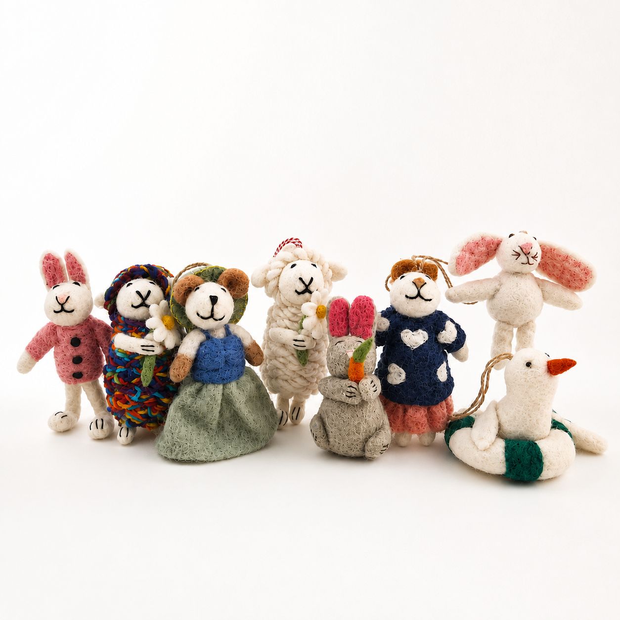 Colgantes de bolso de fieltro - Selección mixta (Más allá de los encantos adorables)