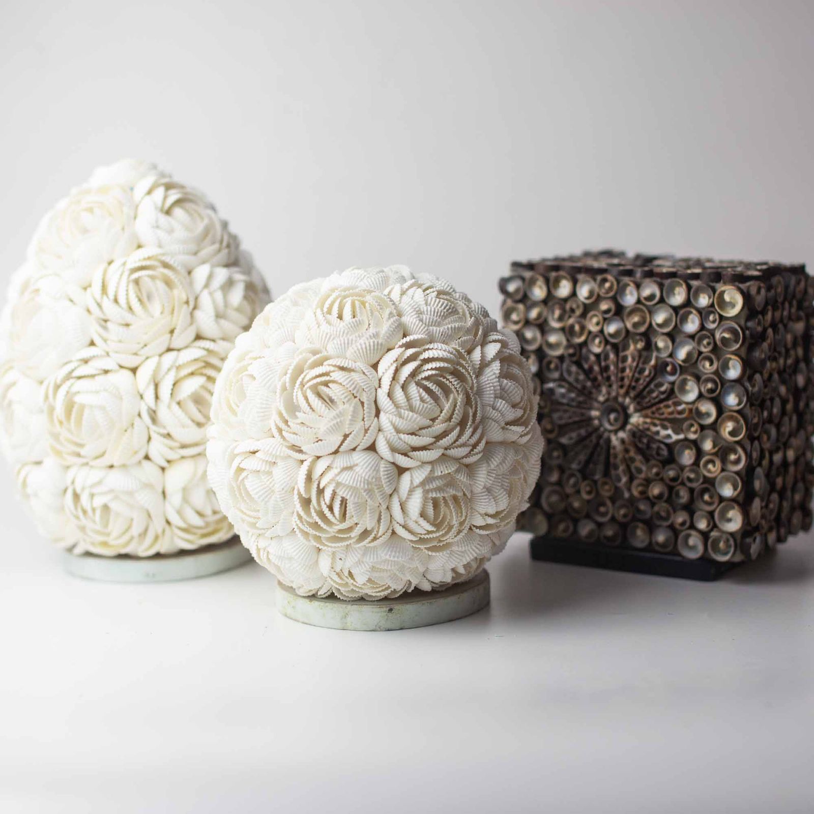 Lámpara Boho Sea Shell - Rosa Ovalada - 15cm - Imagen 3