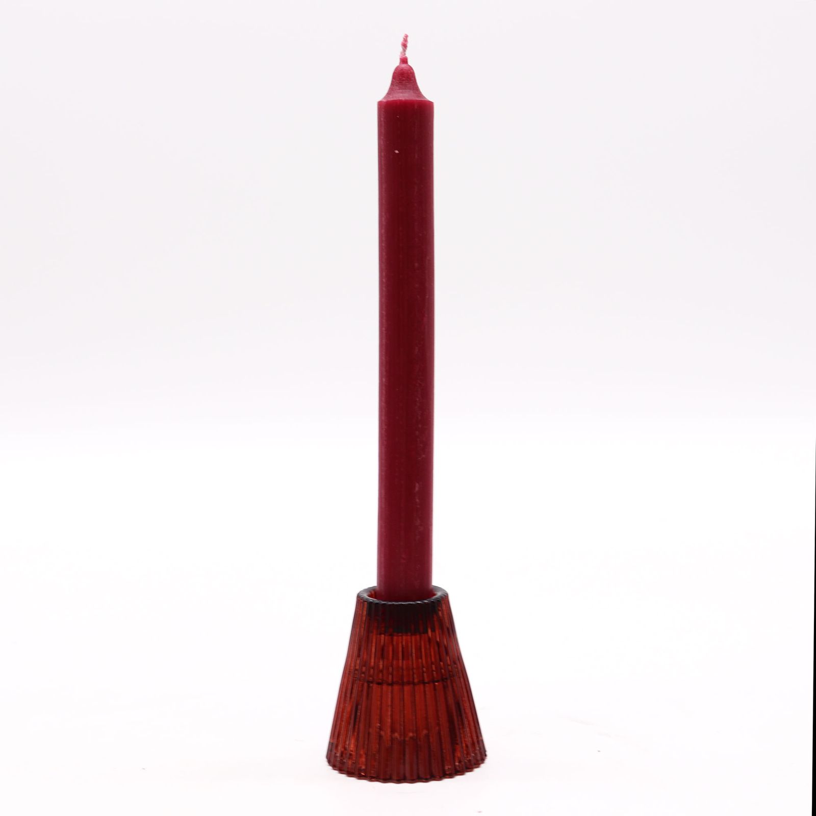 Portavelas reversible para cena / vela de té - Rojo Vampiro - Imagen 3