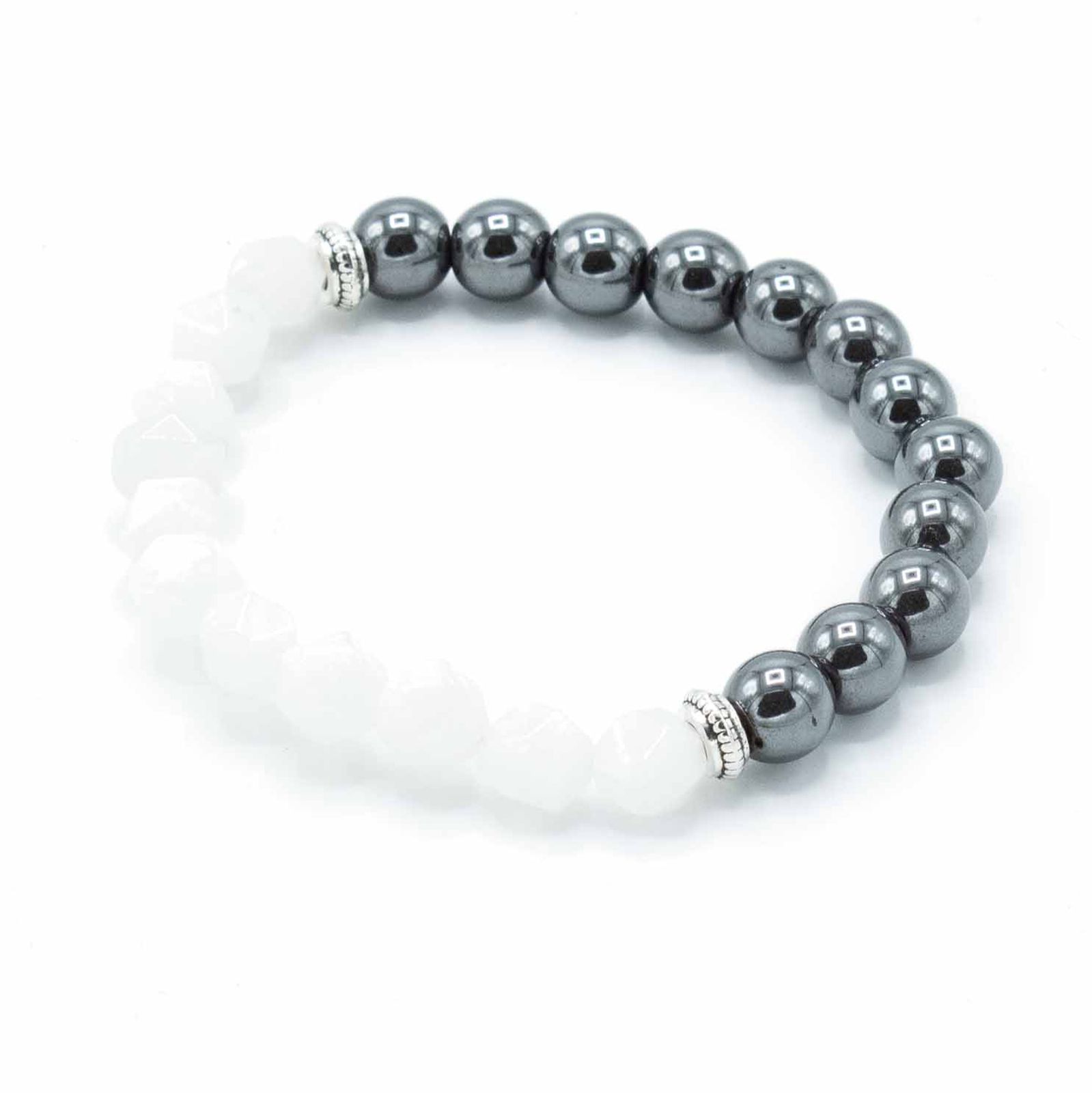 Pulsera de Piedra Preciosa Tallada - Piedra de Cuarzo Mágnetico - Imagen 2