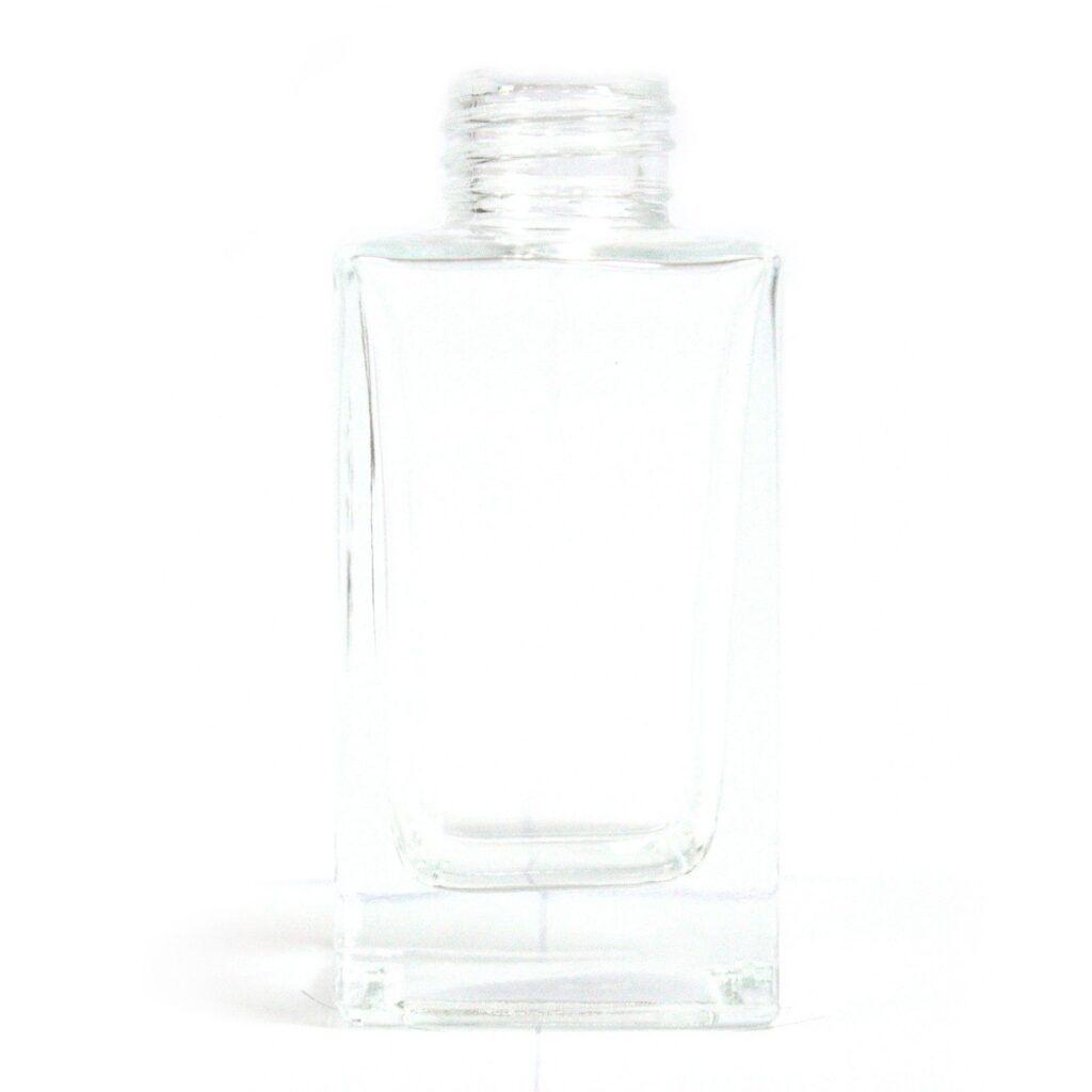 100 ml Botella difusora cuadrada de lengüeta larga - Claro