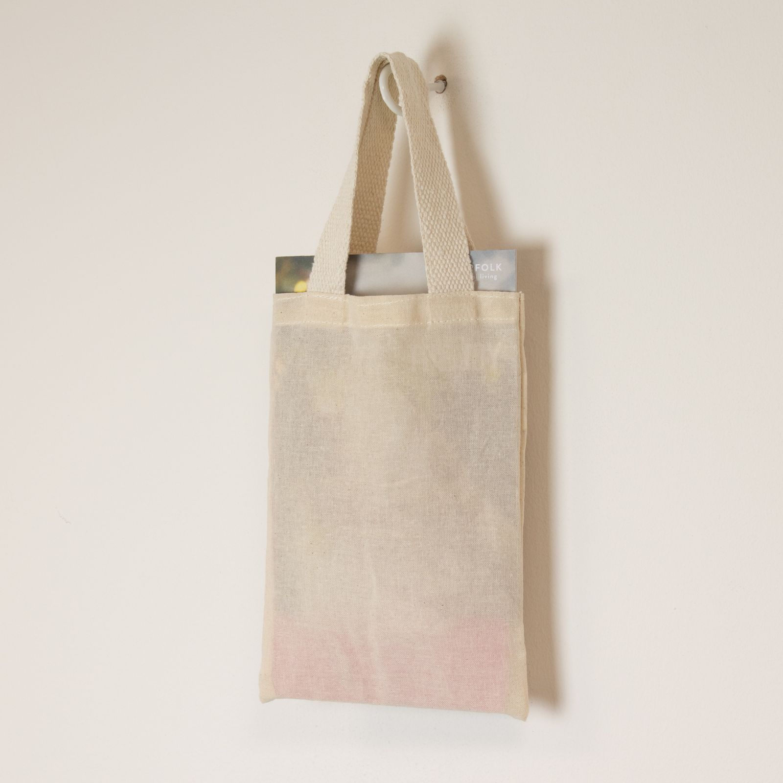 Nomad Sari Icónica Bolsa Tote de Regalo Mini - Sin impresión- (25x18cm) - Natural 4oz - Imagen 3