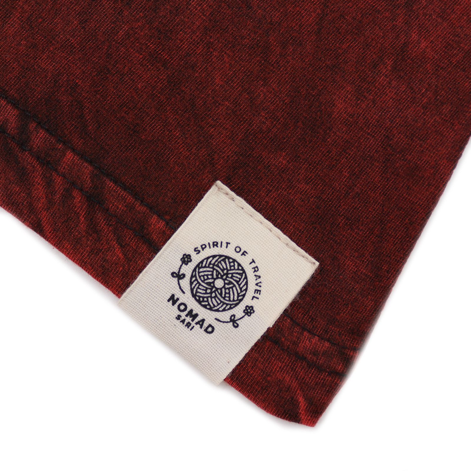 Camiseta Nomad Sari Mediana - Mandala - Granate - Imagen 3