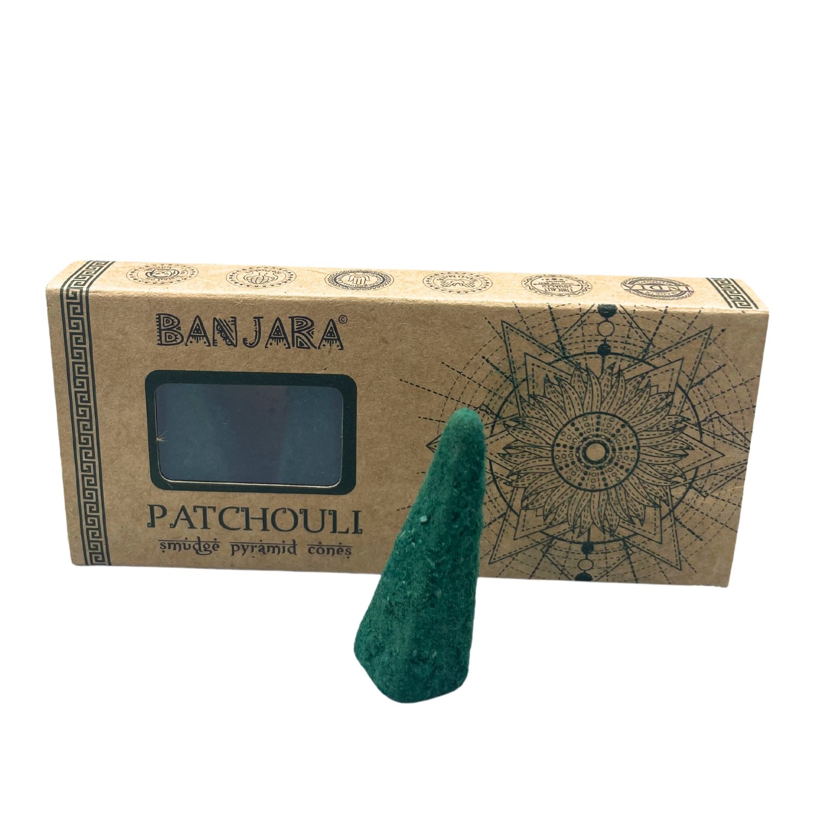 Conos piramidales Banjara Smudge - Patchouli - Imagen 5