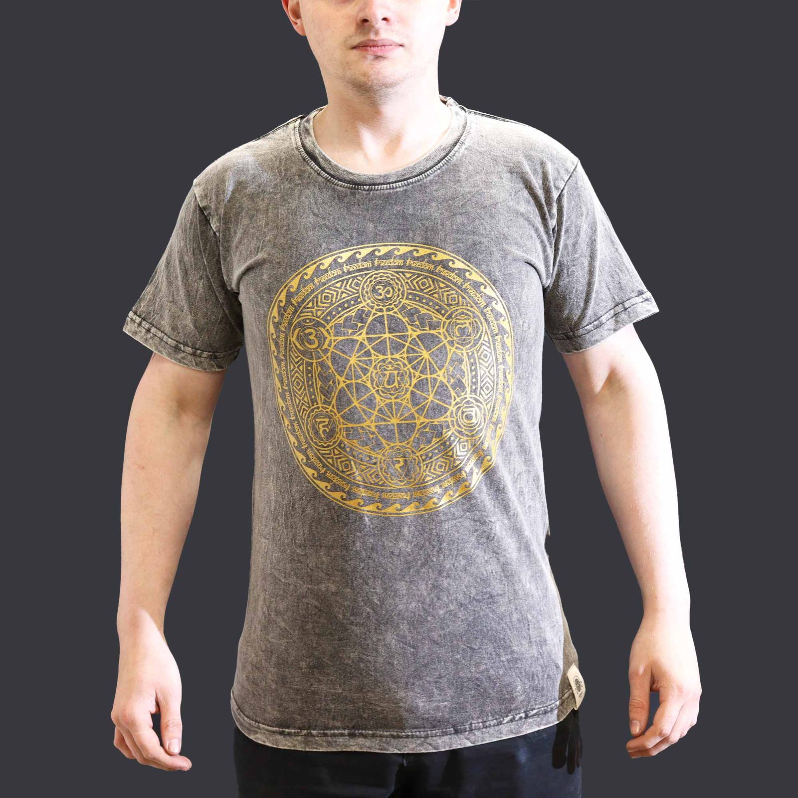 Camiseta Nomad Sari Pequeña - Chakra - Gris oscuro - Imagen 2