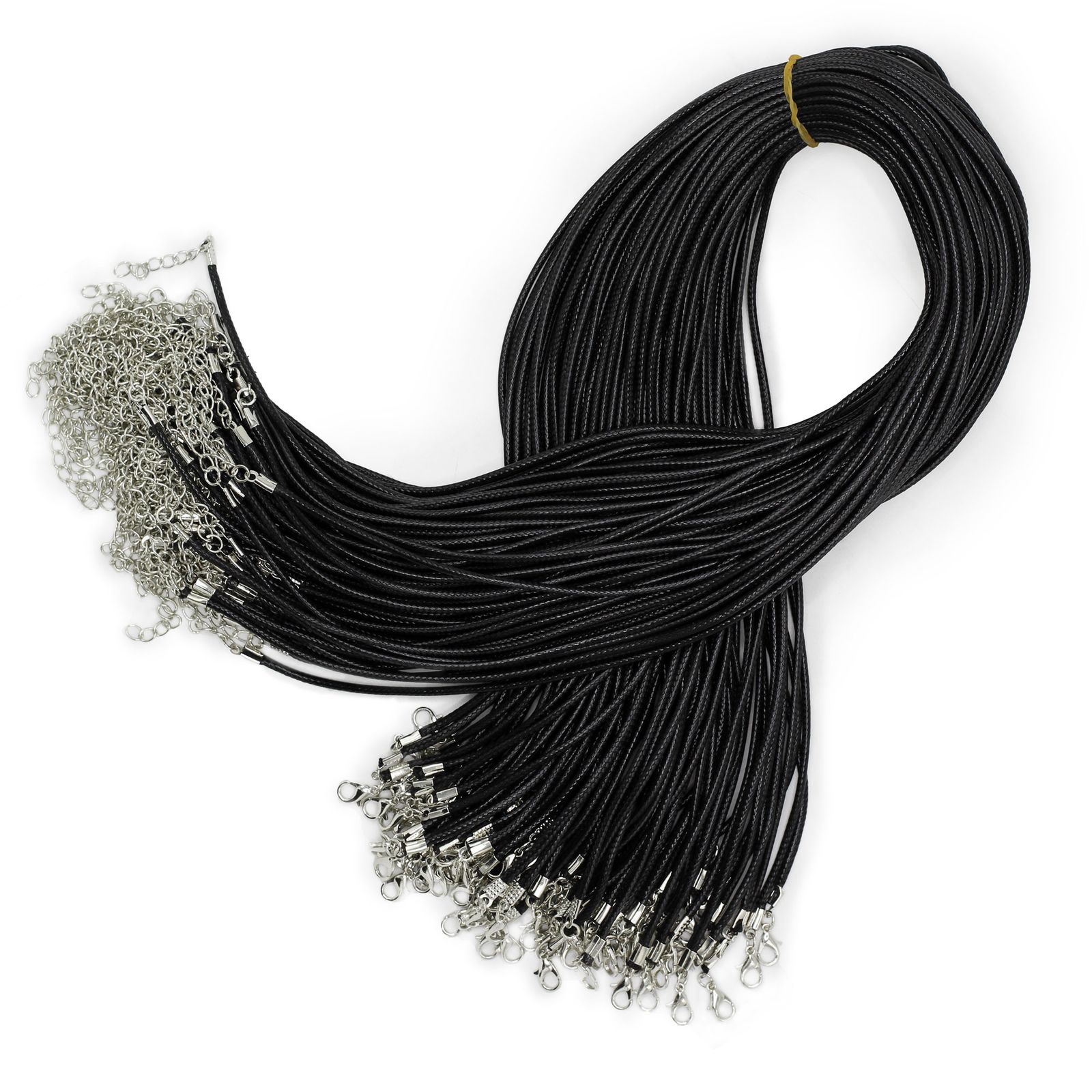Cordones para accesorios - 2mm x 55cm - Negro 101 - Imagen 2