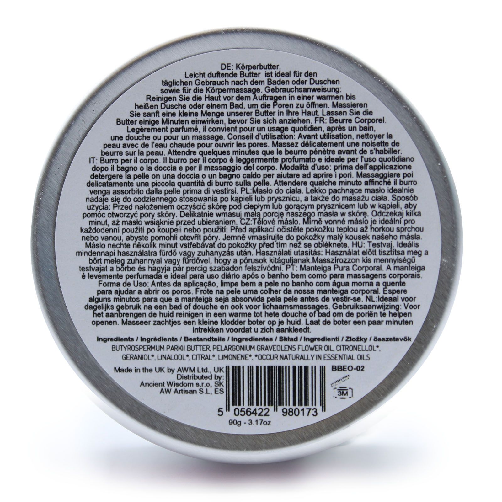 Manteca Corporal de Karité Aromaterapia 90g - Geranio - Imagen 3