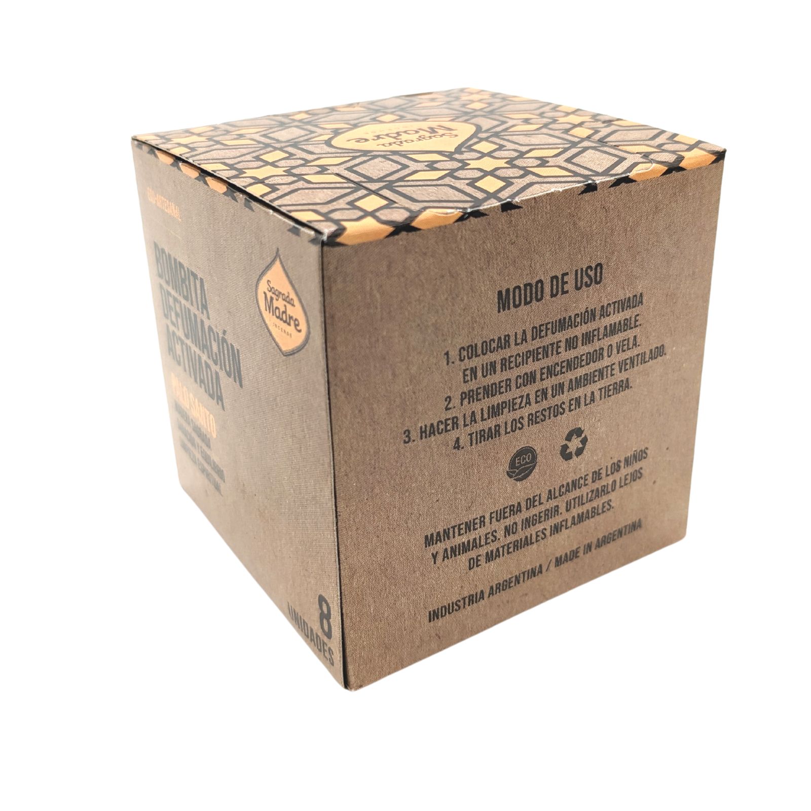 Caja de 8 Bombitas de Incienso Palo Santo - Imagen 4