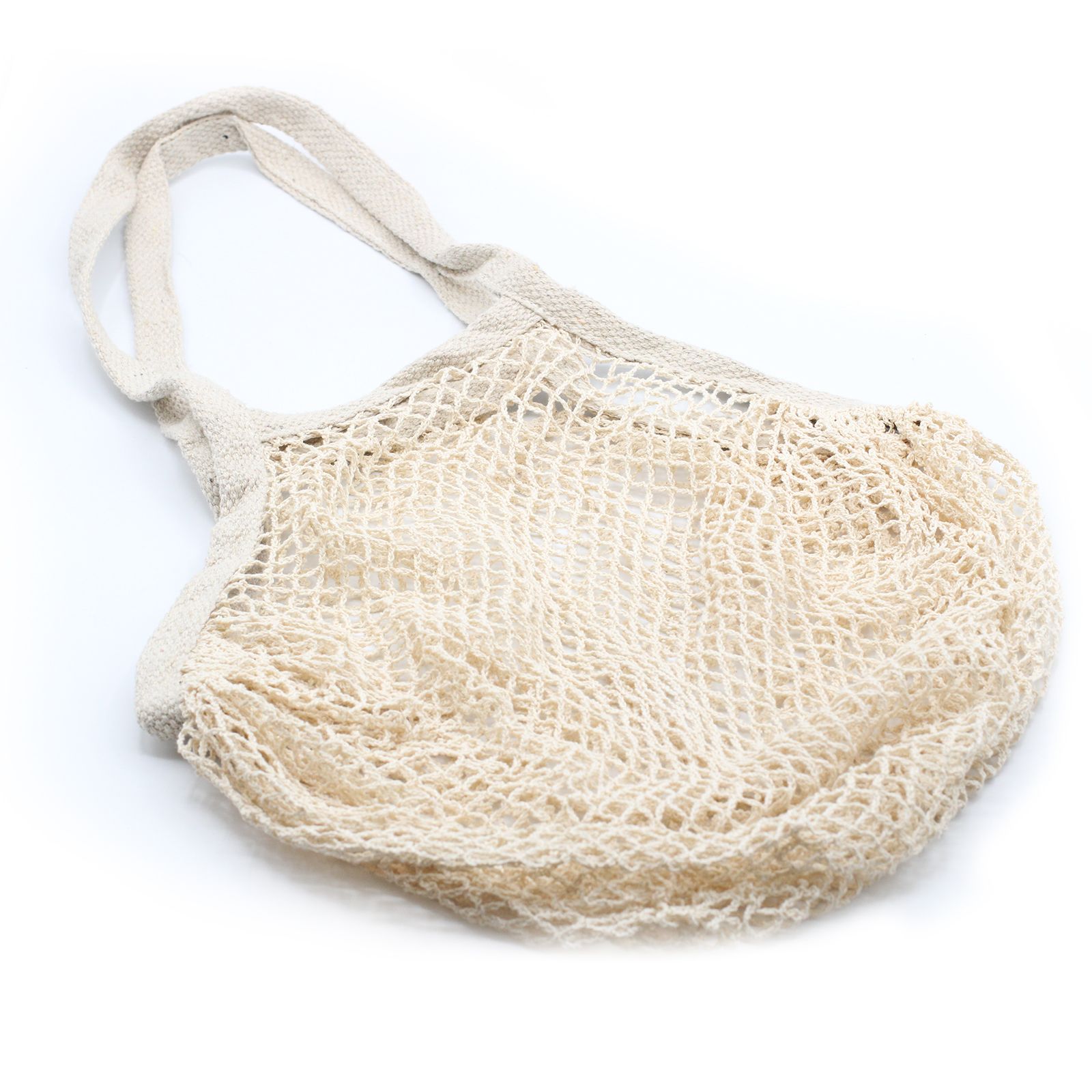 Bolsa de Malla de Algodón Puro - Natural - Imagen 2