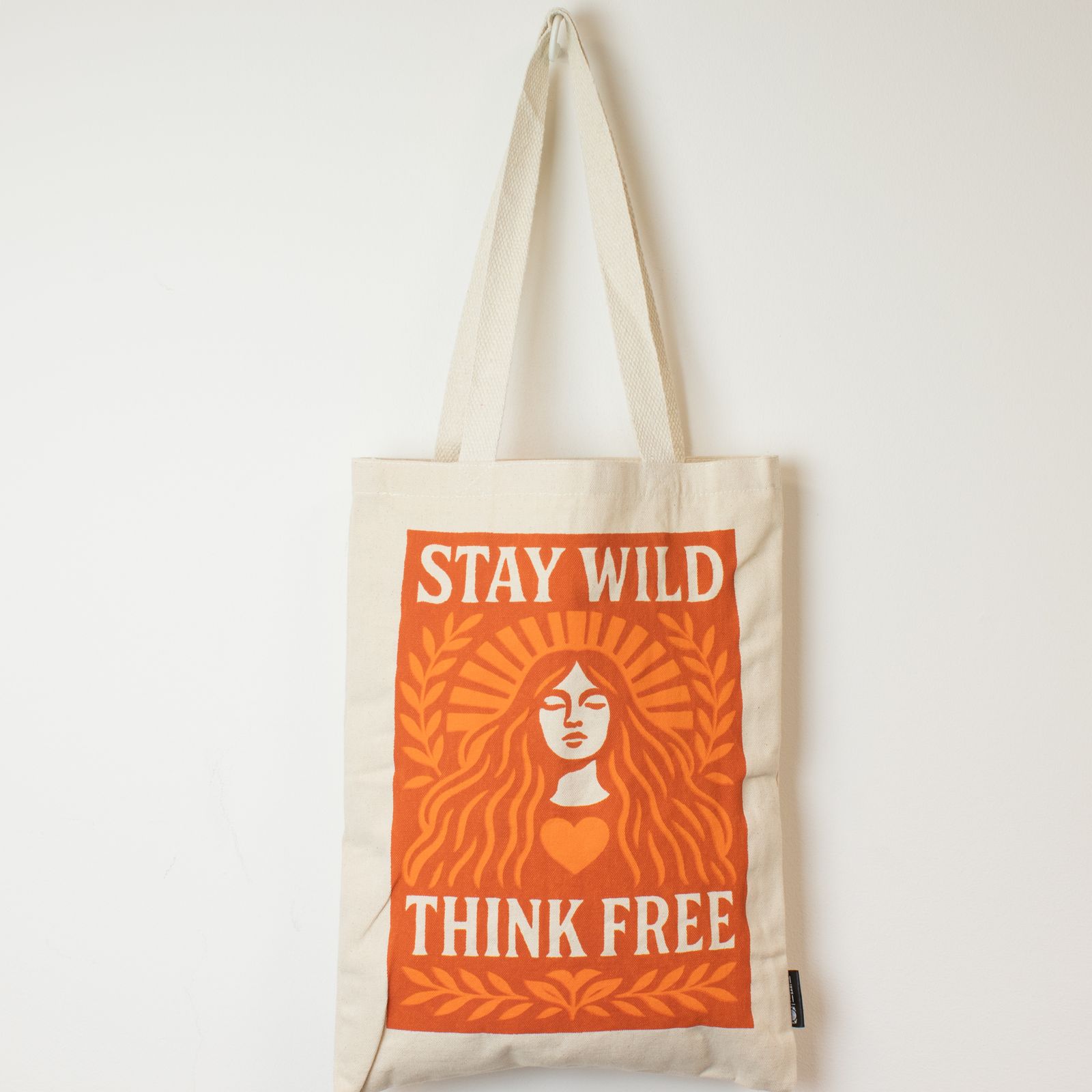 Nomad Sari Iconic Toni Tote Bag - Mantente salvaje - Natural 10oz