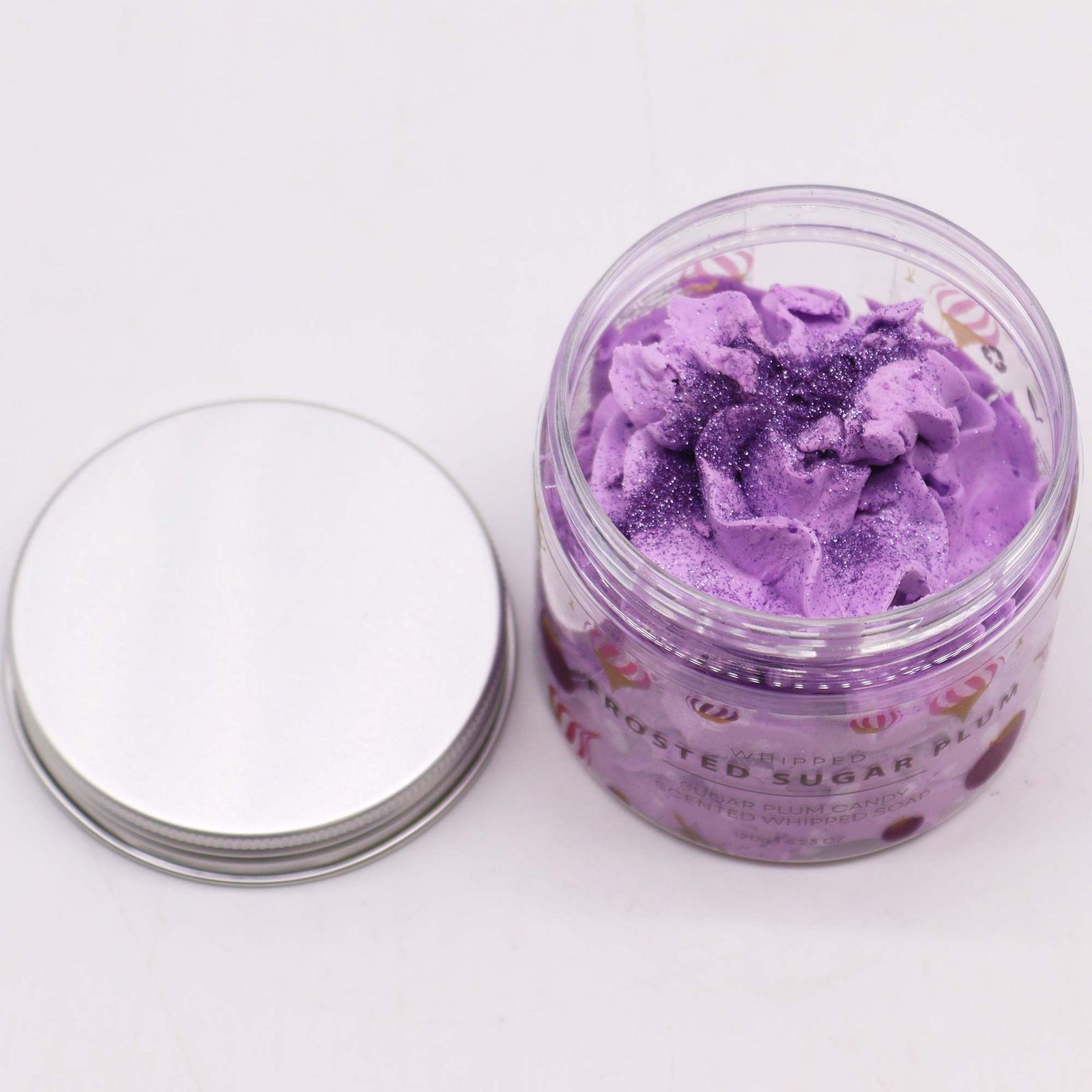 Jabón de crema batida de ciruela y azúcar glaseado 120 g - Imagen 2