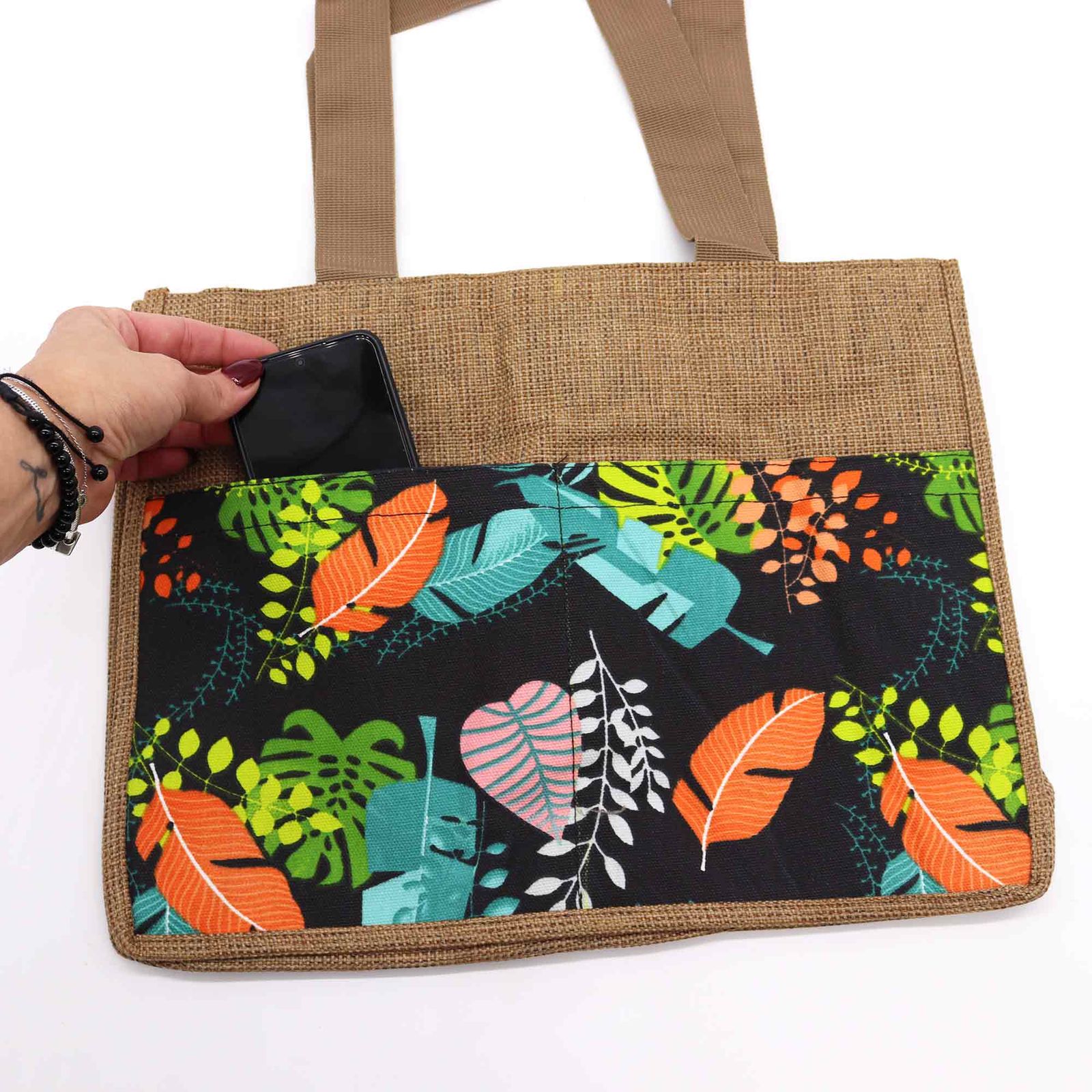 Bolsa de la compra Tropical Market - (Aleatorio) - 40x30x9cm - Imagen 7