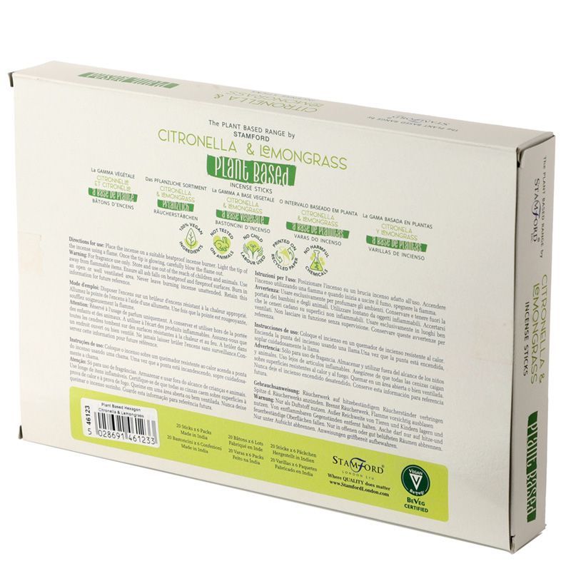 Varitas de Incienso a Base de Plantas: Citronela y Hierbaluisa - Imagen 3