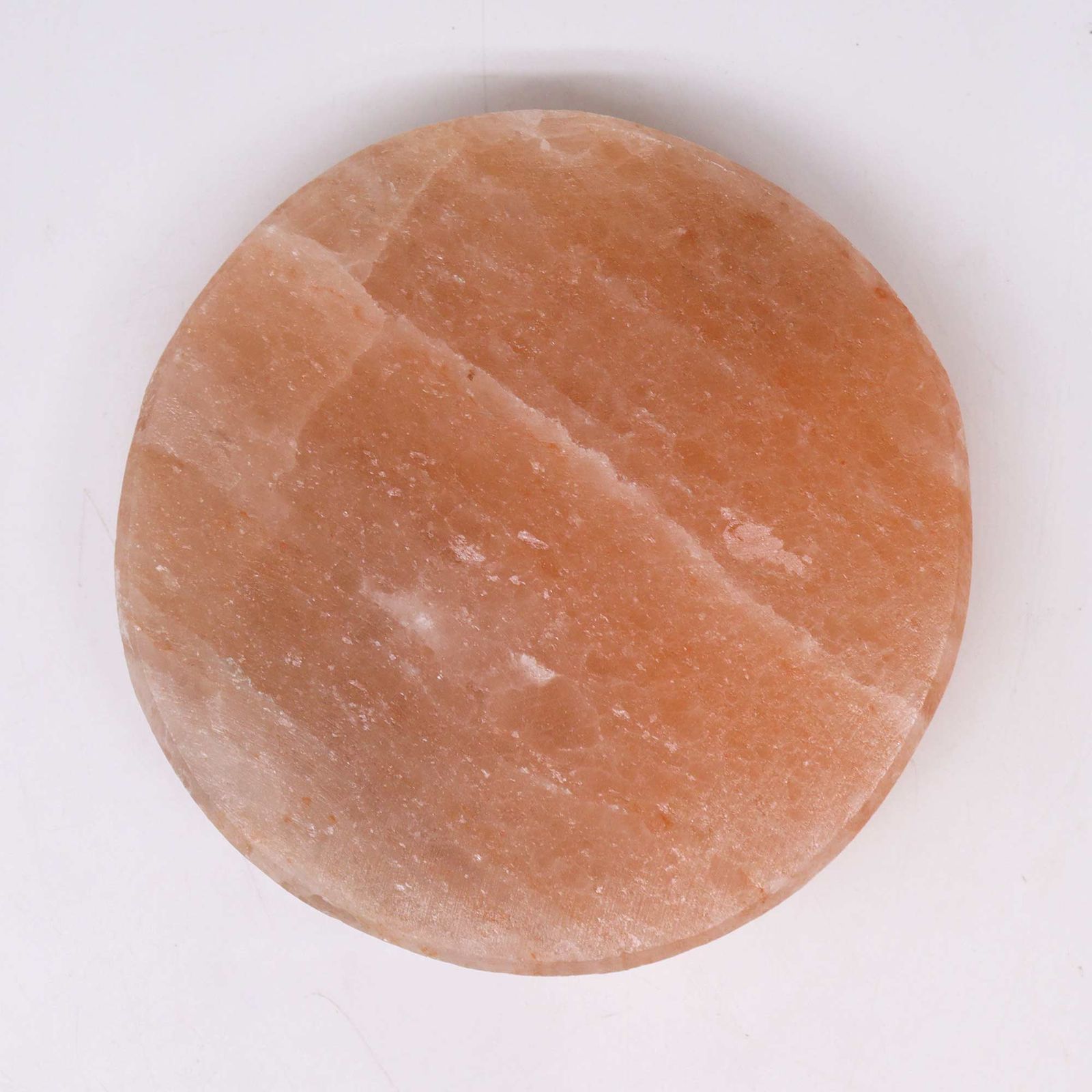 Plato de cocina con sal del Himalaya - Redondo - 20x20x5cm - Imagen 4