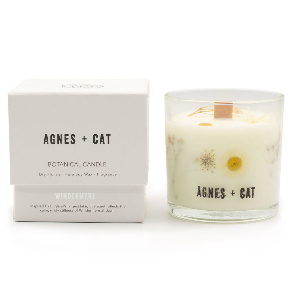 Vela de Cera de Soja Botánica Agnes + Cat - Windermere