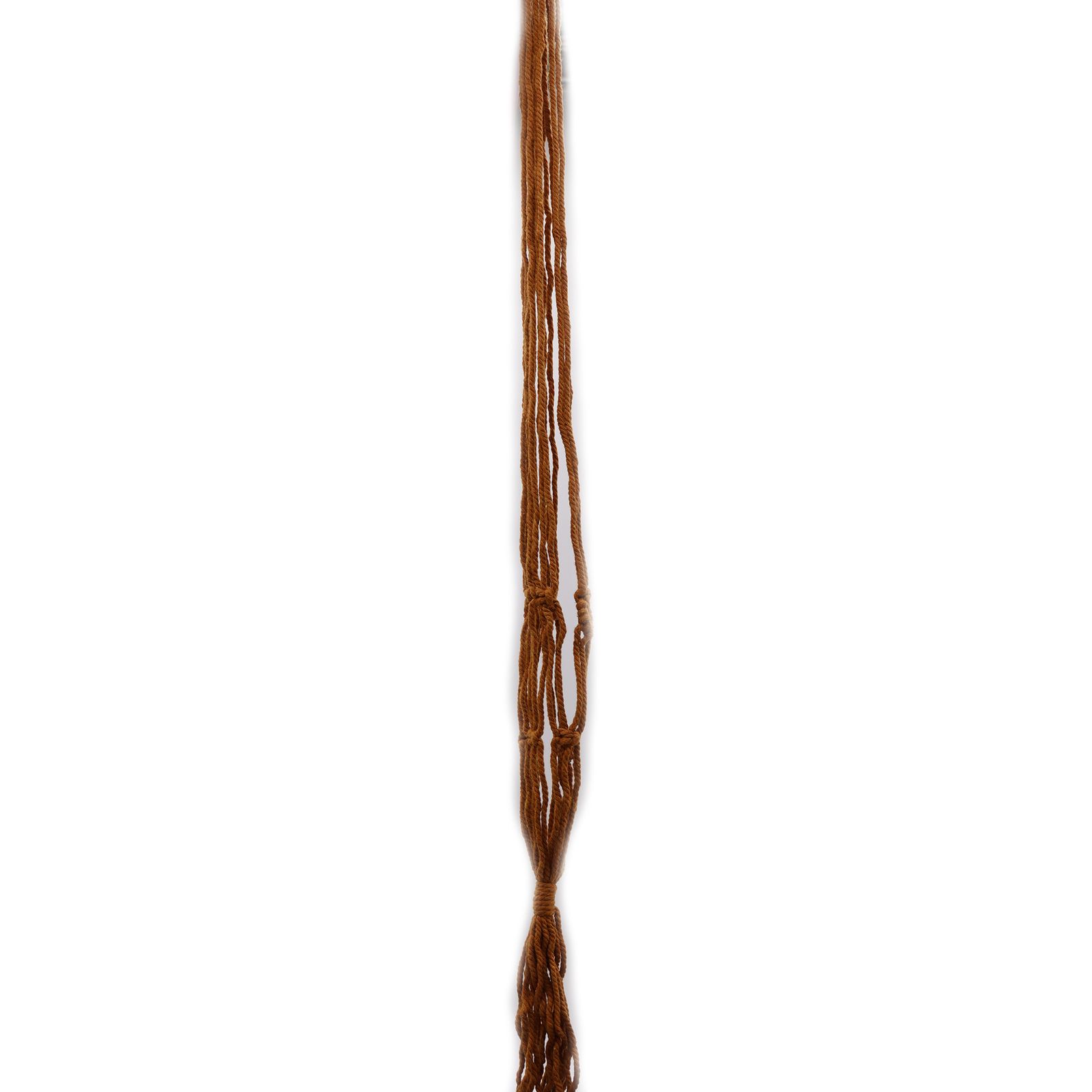 Macrame Maceta Clásico - Chocolate Med Pot - Imagen 2