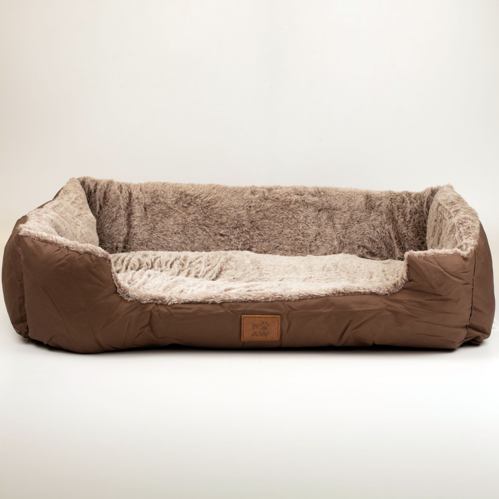 PAW Bed – Oso de peluche marrón mediano – 70 × 55 × 18 cm - Imagen 7