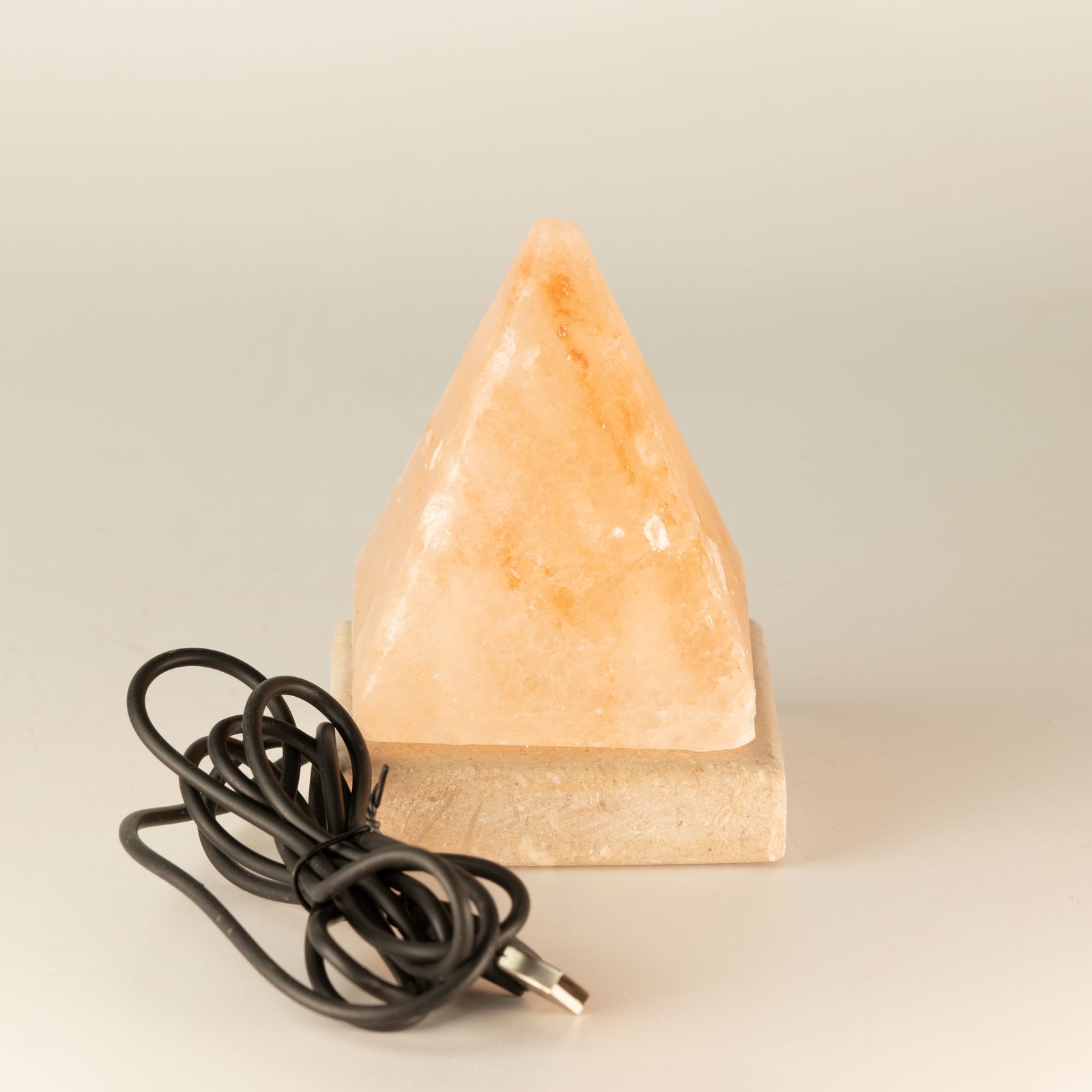Lámpara de sal natural USB de calidad - 9 cm - Imagen 5